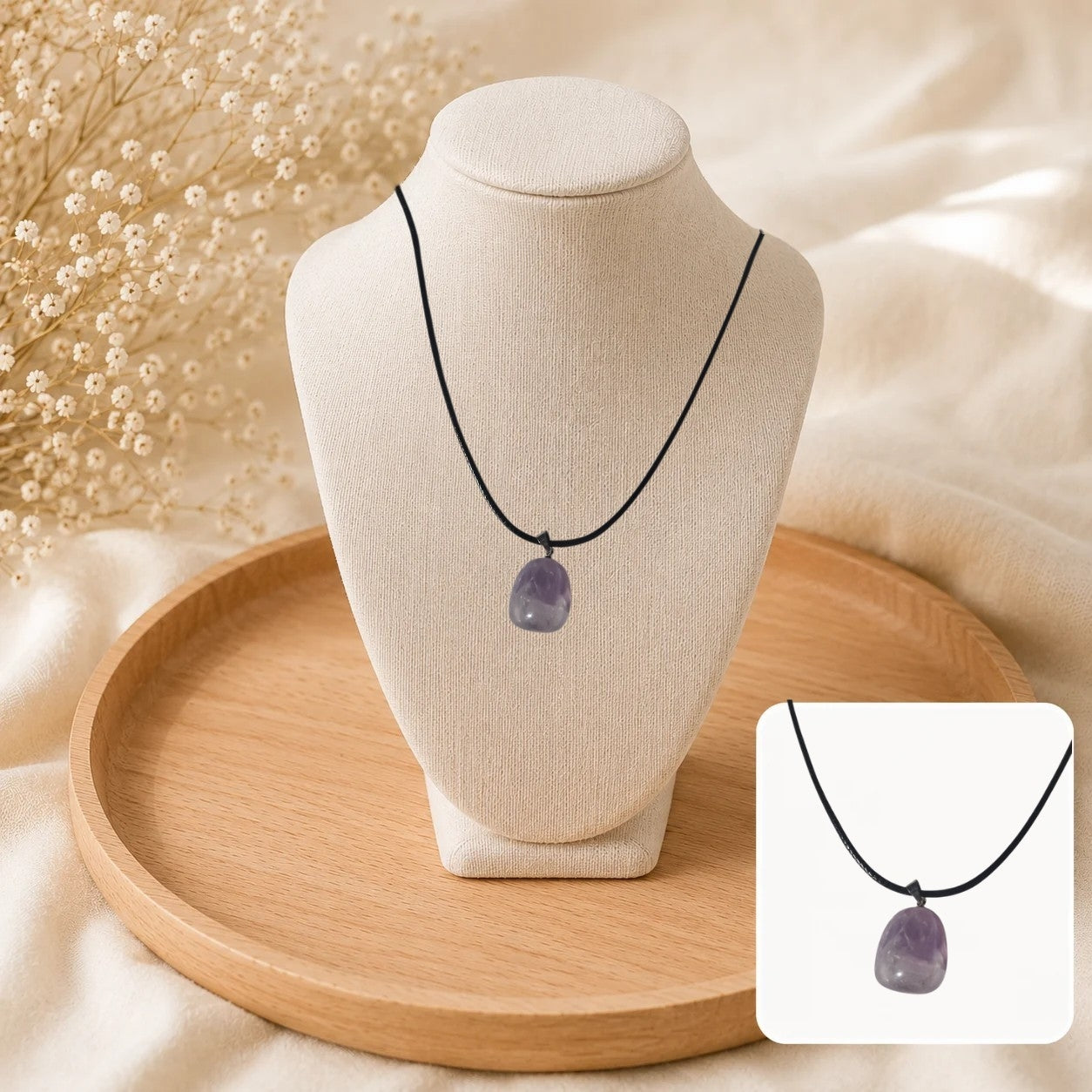 💜 Collier Aura d'Améthyste