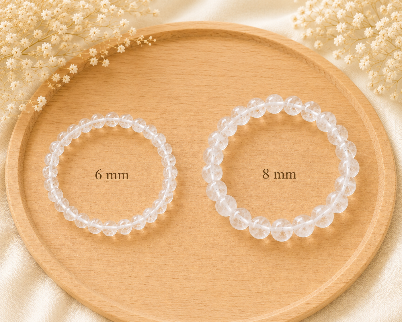Bracelet Cristal de roche naturel