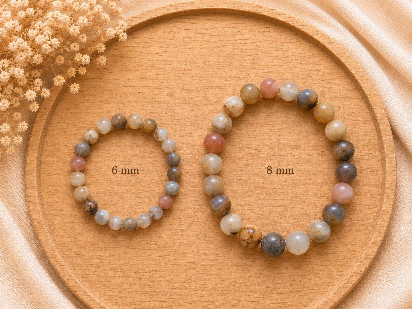 Bracelet Pierre de lune naturelle