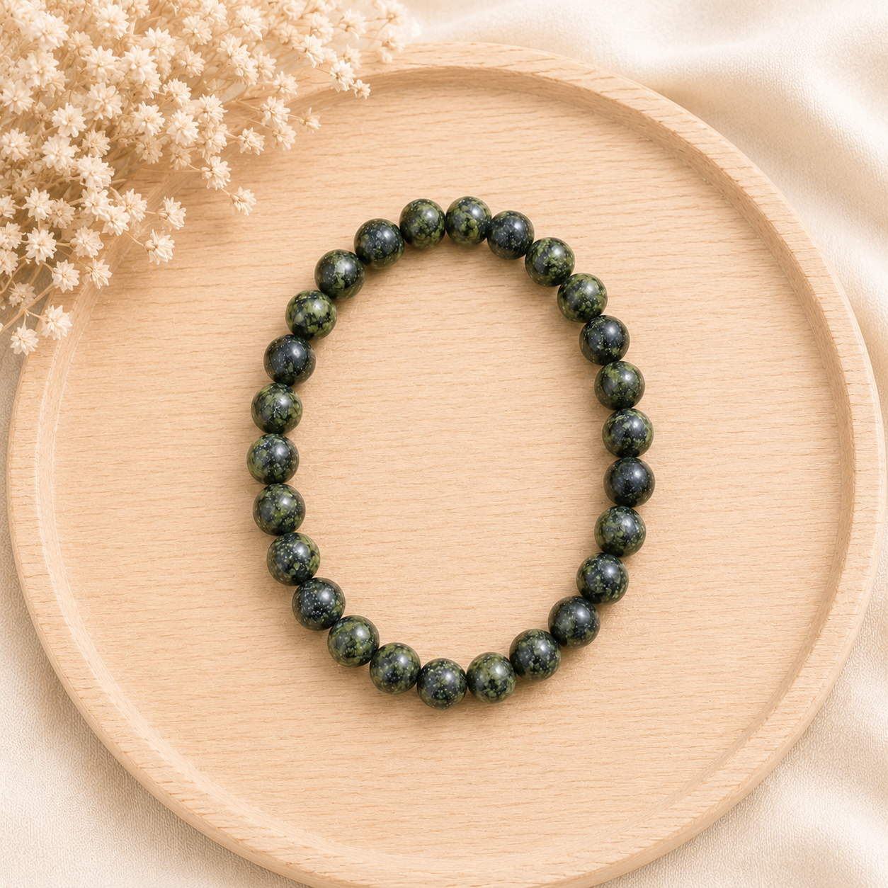 Bracelet Serpentine naturelle