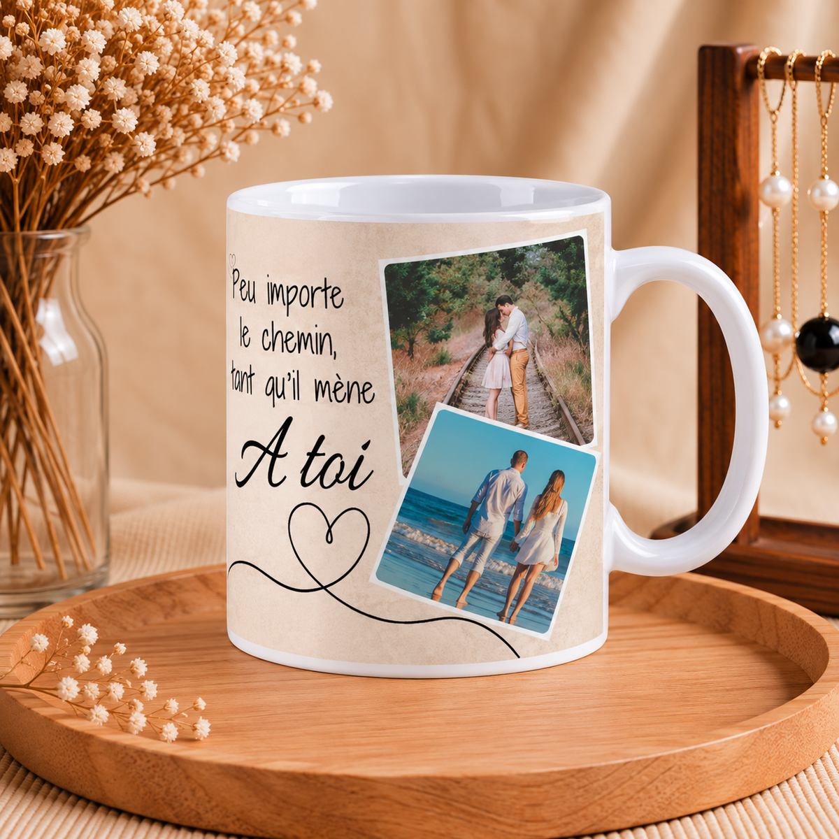☕ Mug personnalisé "Amour" – À toi
