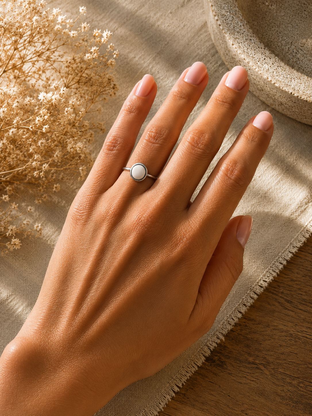 Bague Éclat Howlite