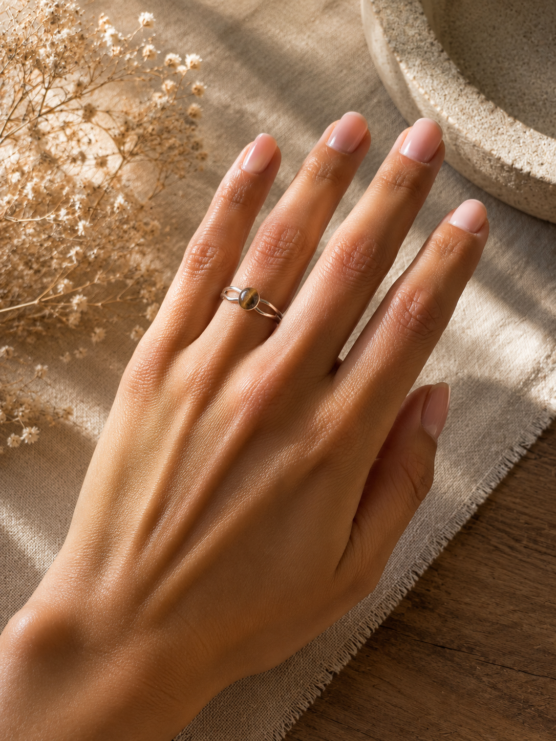 Bague Harmonie Œil de Tigre