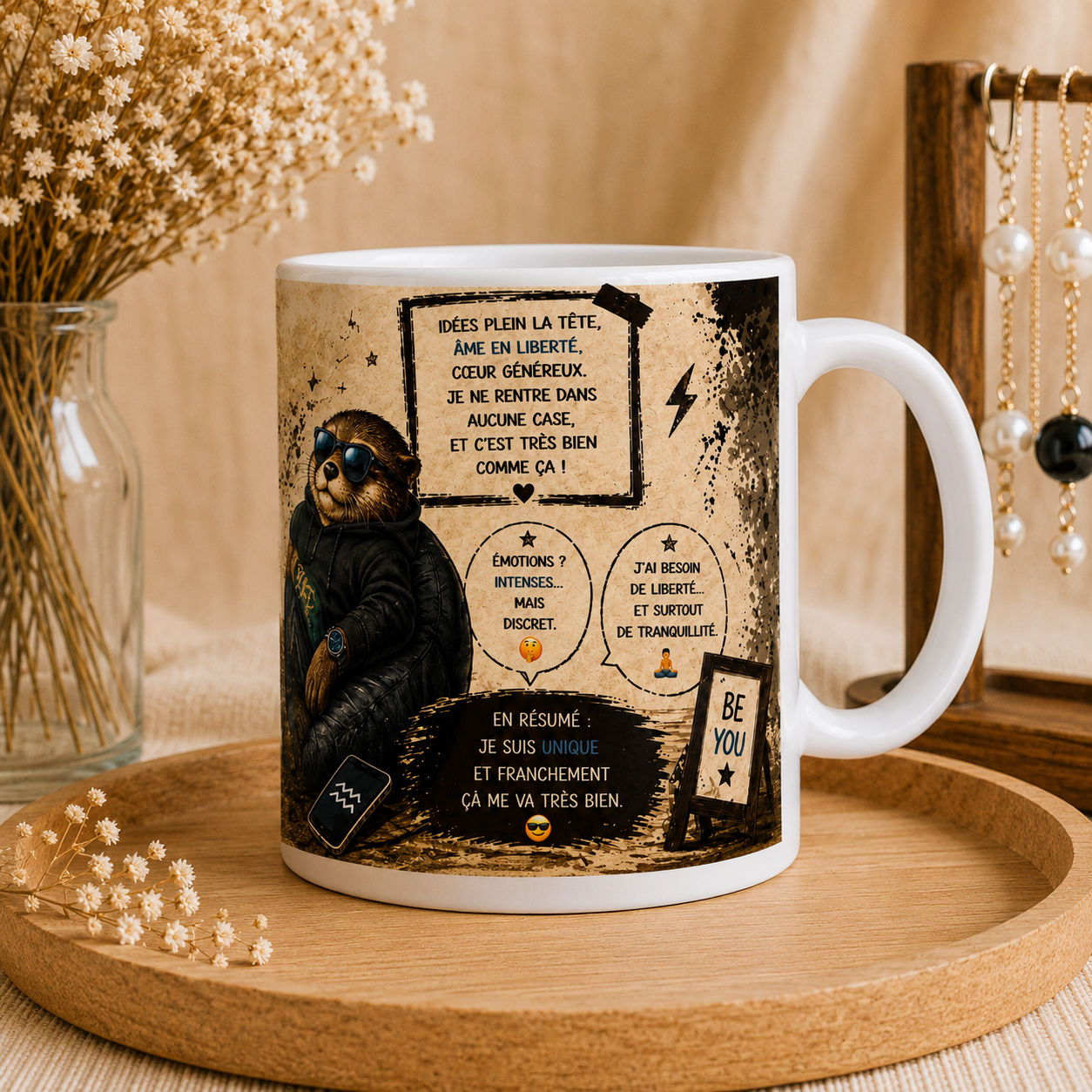 🌊 Mug Signe Astro Verseau Homme ♒