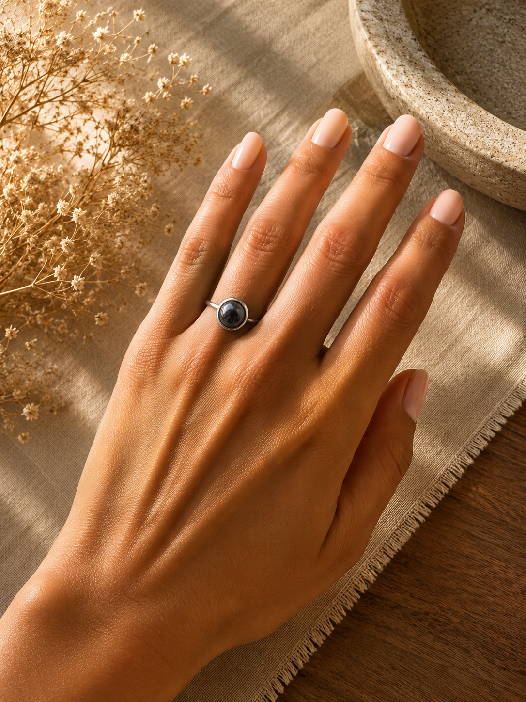 Bague Éclat Hématite