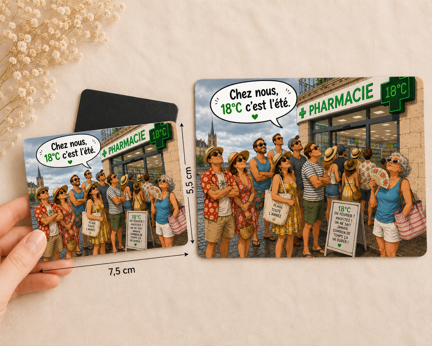 🧲 Magnet humour « Spécial Bretagne »
