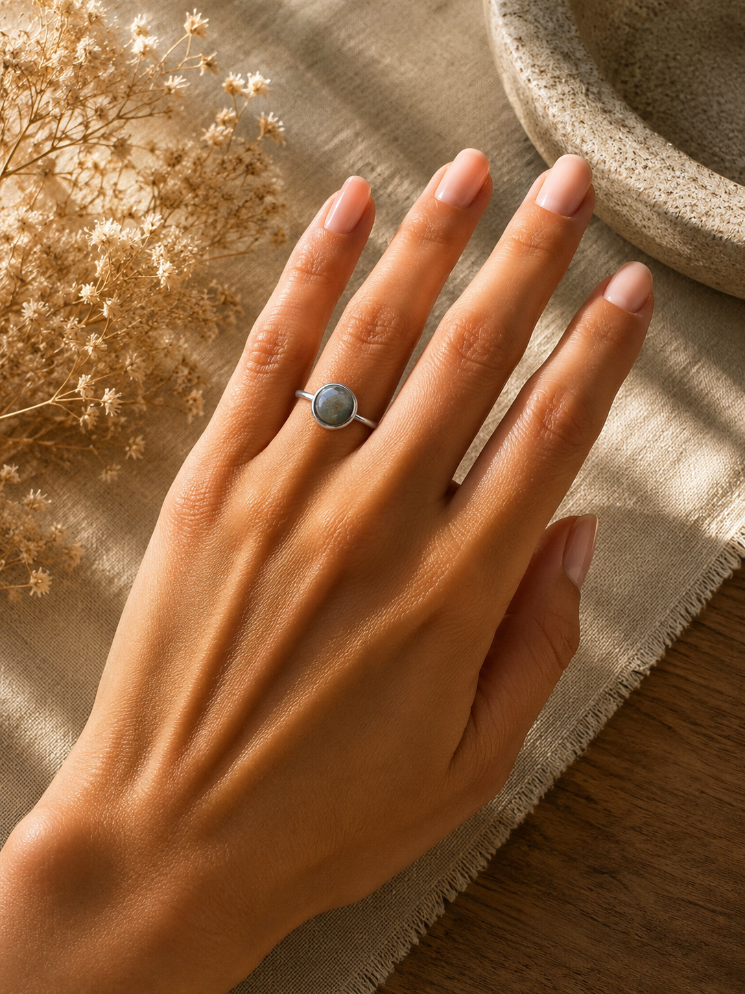 Bague Éclat Labradorite