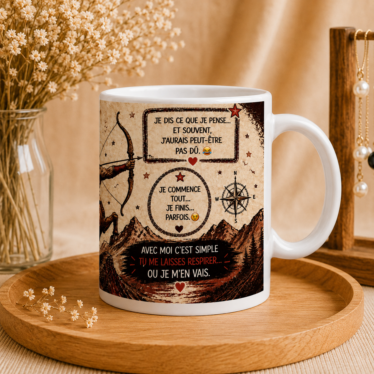 🏹 Mug Signe Astro Sagittaire Homme ♐