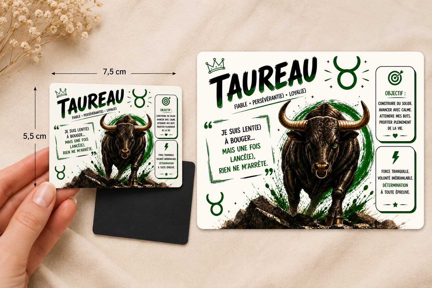 ♉🧲 Magnet Signe Astro Taureau