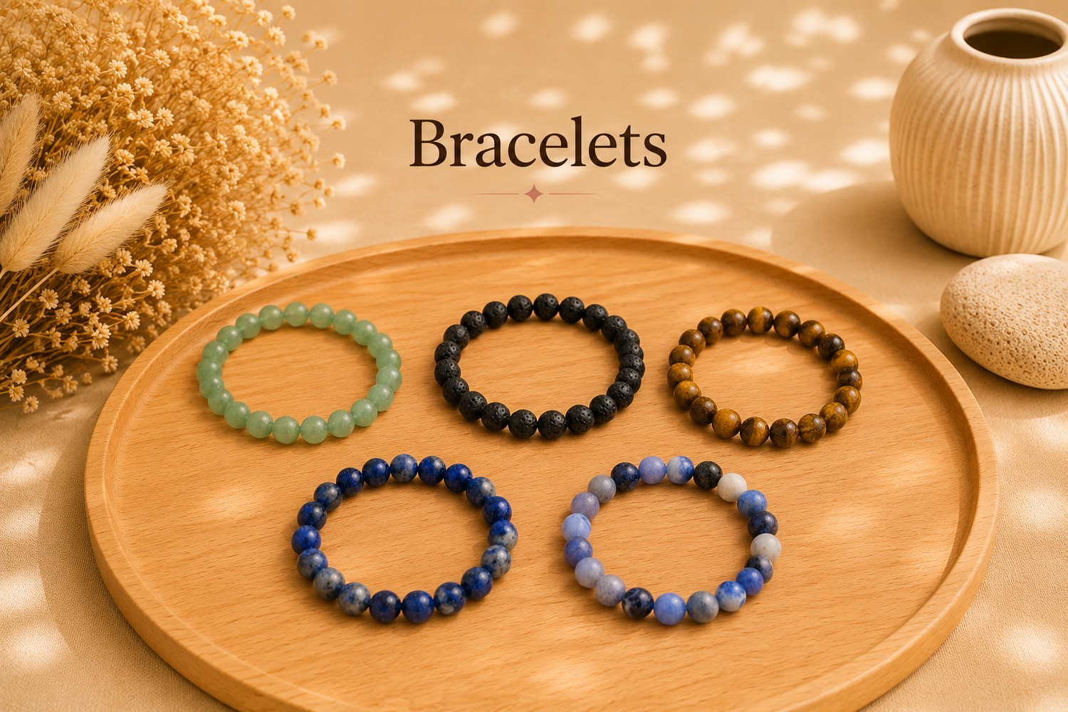 💎 Bracelets lithothérapie