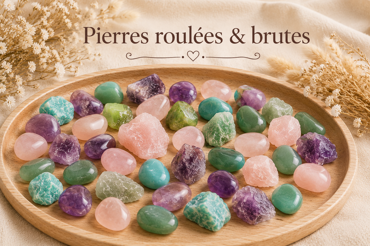 Pierres roulées & brutes