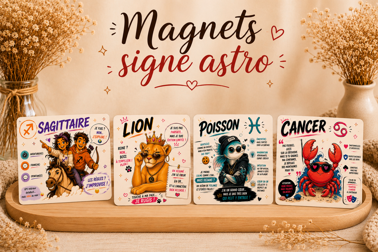 ✨ Magnets signe astro