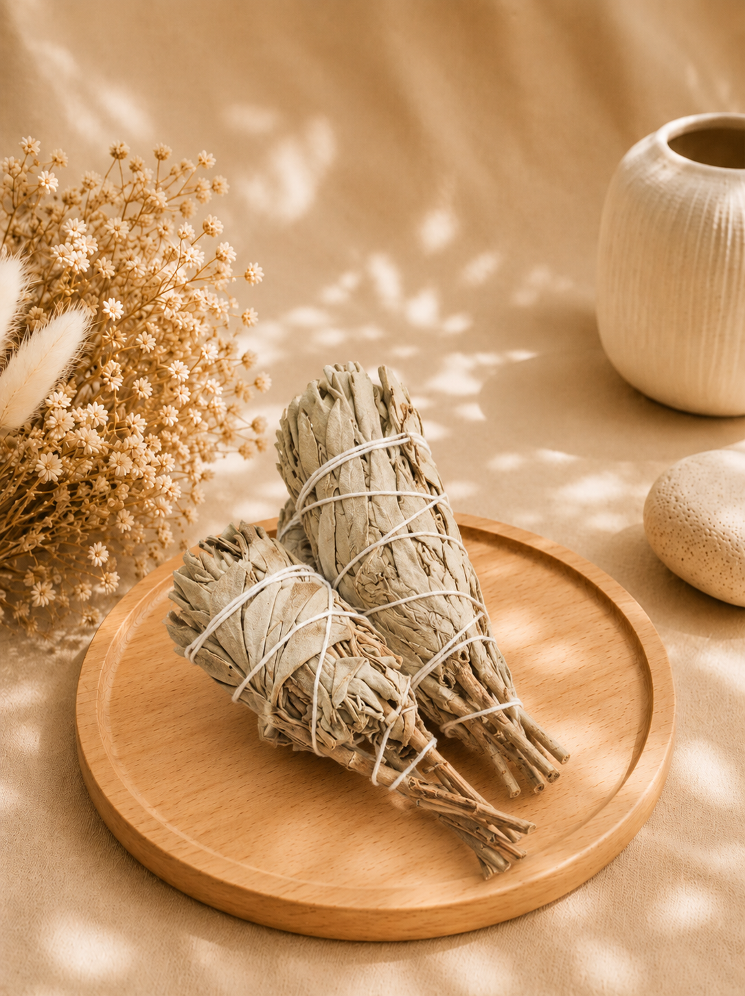Torche de Sauge Blanche Naturelle