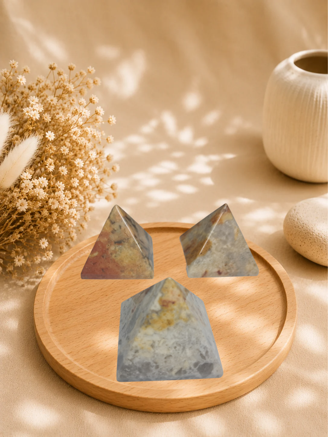 Pyramide en Agate Crazy Lace Naturelle