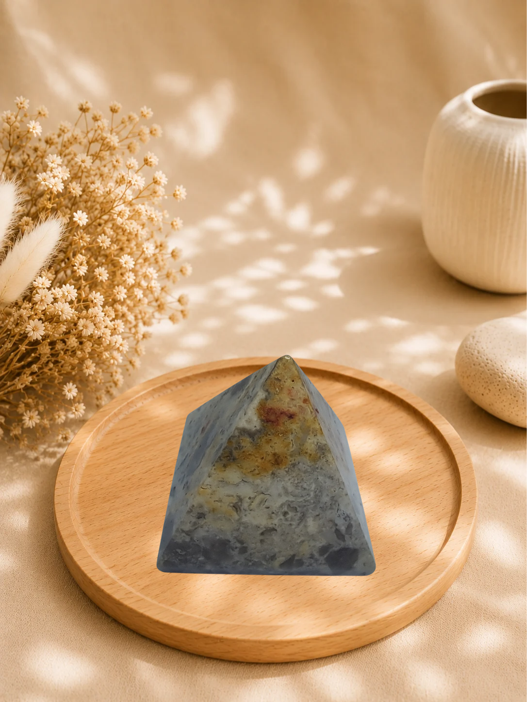 Pyramide en Agate Crazy Lace Naturelle