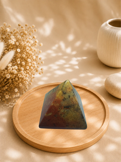 Pyramide en Agate Crazy Lace Naturelle