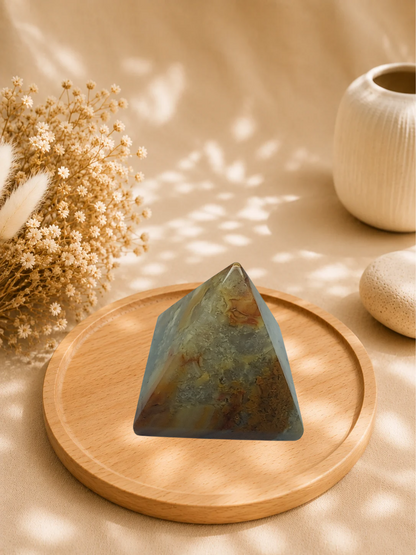 Pyramide en Agate Crazy Lace Naturelle