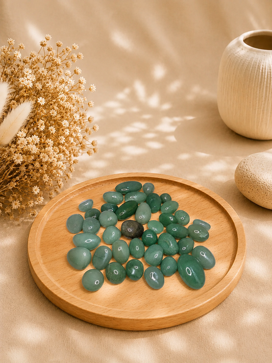 Petite Pierre Roulée Aventurine Verte