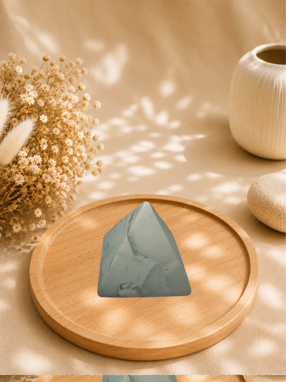 Pyramide en Howlite Naturelle