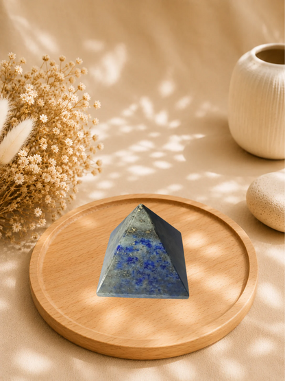 Pyramide en Lapis-Lazuli Naturel