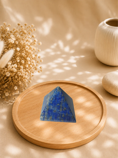 Pyramide en Lapis-Lazuli Naturel