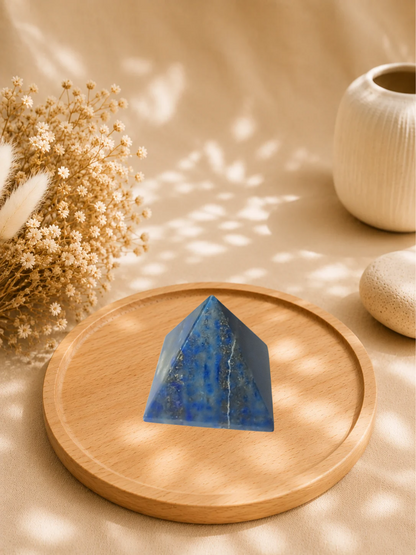 Pyramide en Lapis-Lazuli Naturel