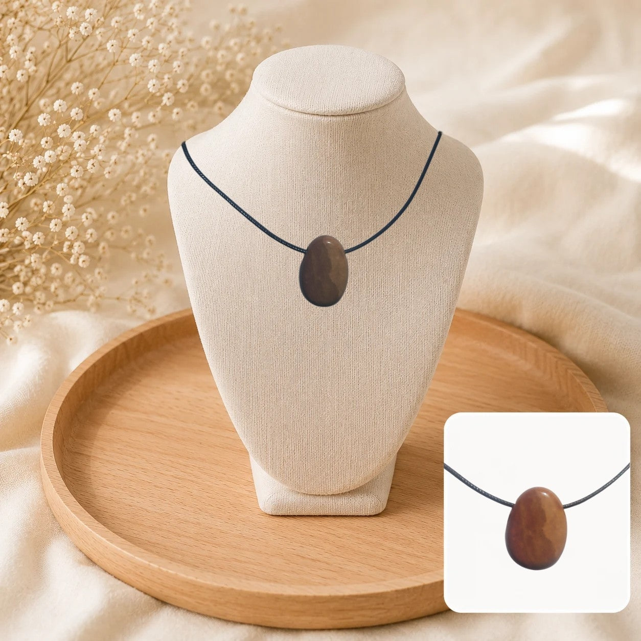 🟤 Collier Horizon de Jaspe Breschia