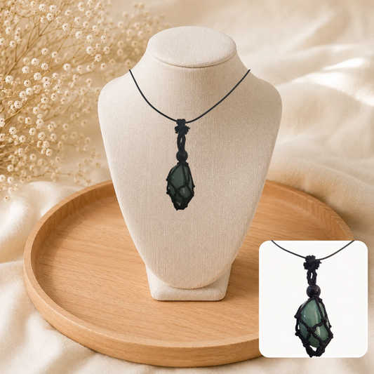 💚 Collier Filet Aventurine Verte