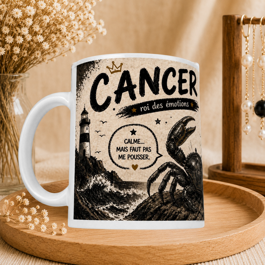 🦀 Mug Signe Astro Cancer Homme ♋