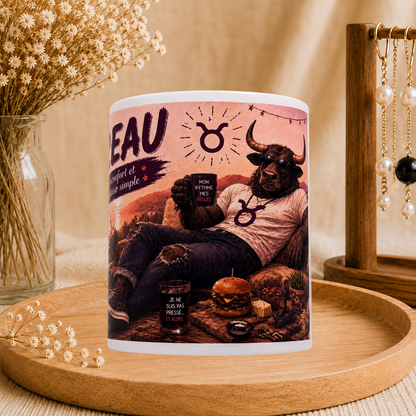 🐂 Mug Signe Astro Taureau Homme ♉