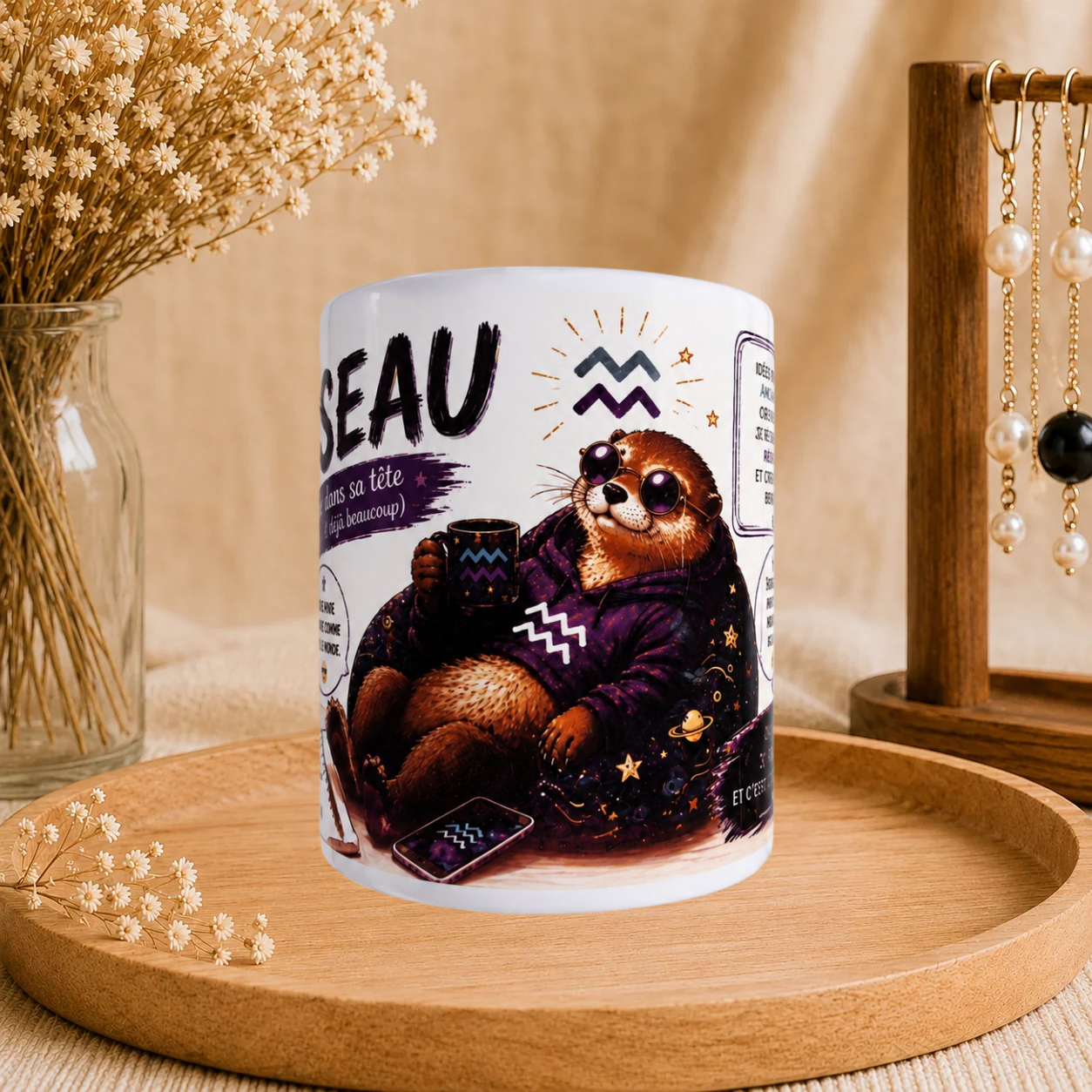 ♒ Mug Signe Astro Verseau Femme