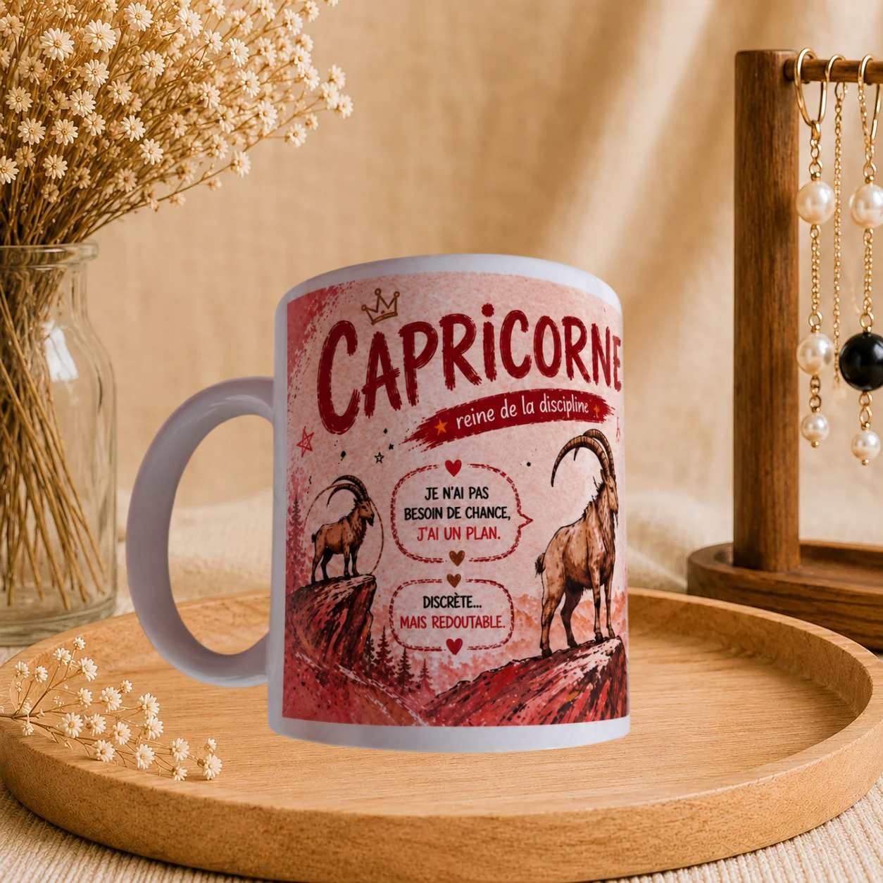 ♑ Mug Signe Astro Capricorne Femme