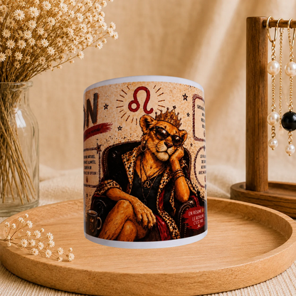 👑 Mug Signe Astro Lion Femme ♌