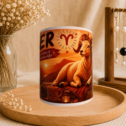 🔥 Mug Signe Astro Bélier Femme ♈
