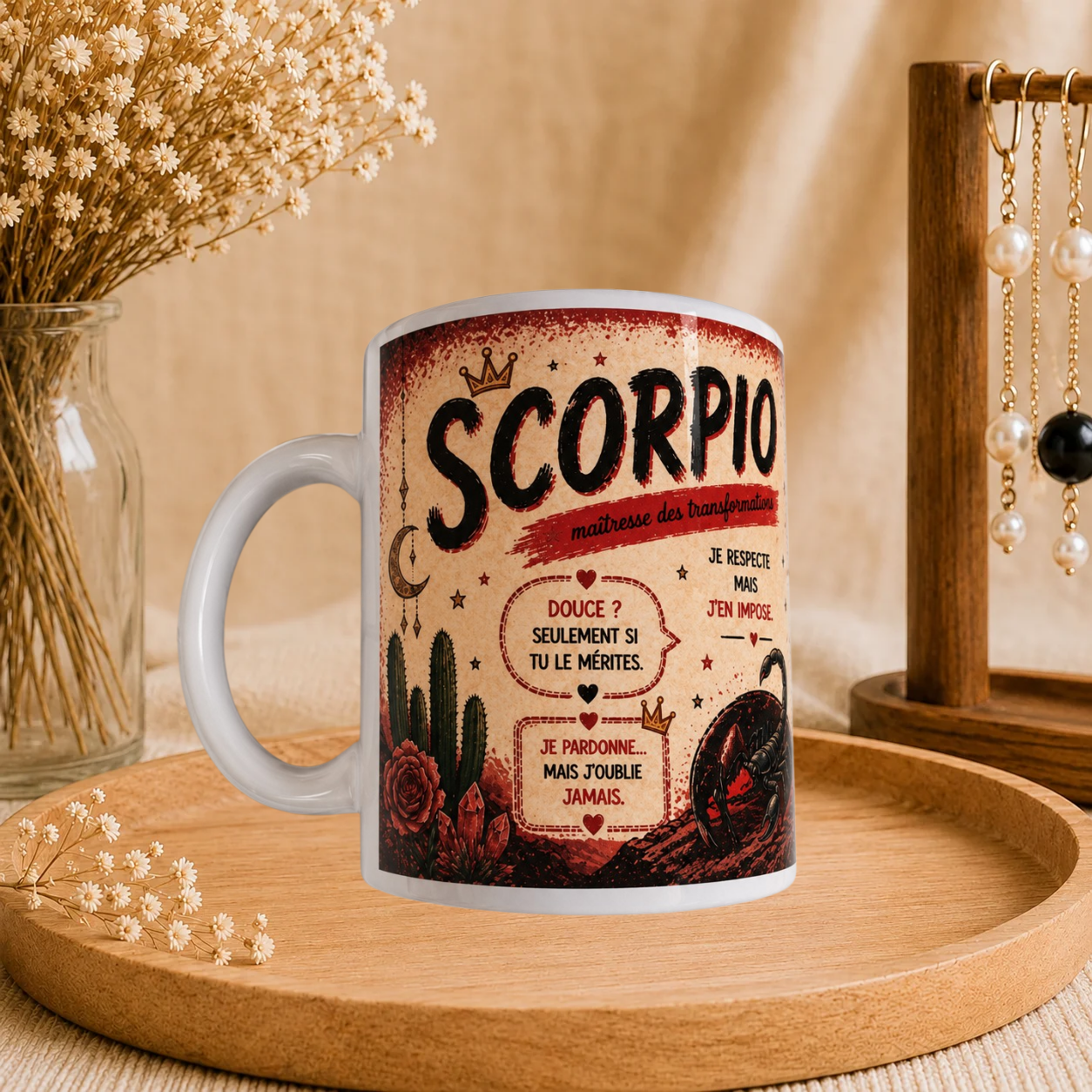 🦂 Mug Signe Astro Scorpion Femme ♏