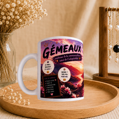 ♊ Mug Signe Astro Gémeaux Femme