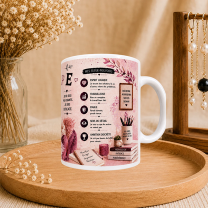 ♍ Mug Signe Astro Vierge Femme