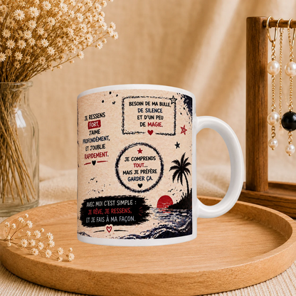 🐟 Mug Signe Astro Poissons Femme ♓