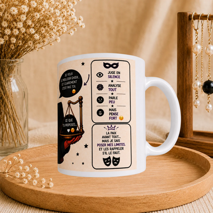 ⚖️ Mug Signe Astro Balance Femme ♎