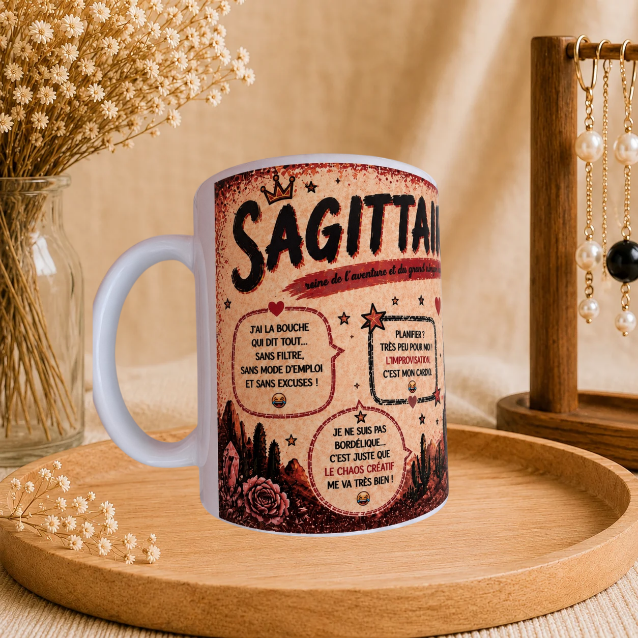🏹 Mug Signe Astro Sagittaire Femme ♐