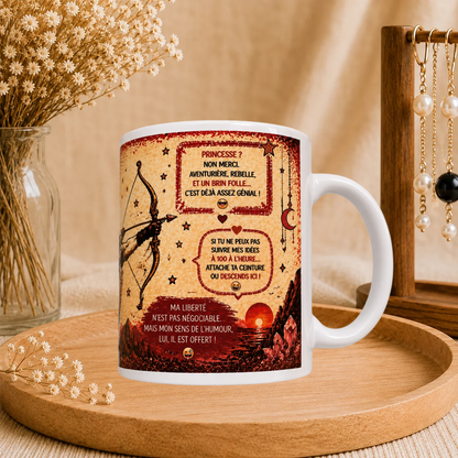 🏹 Mug Signe Astro Sagittaire Femme ♐