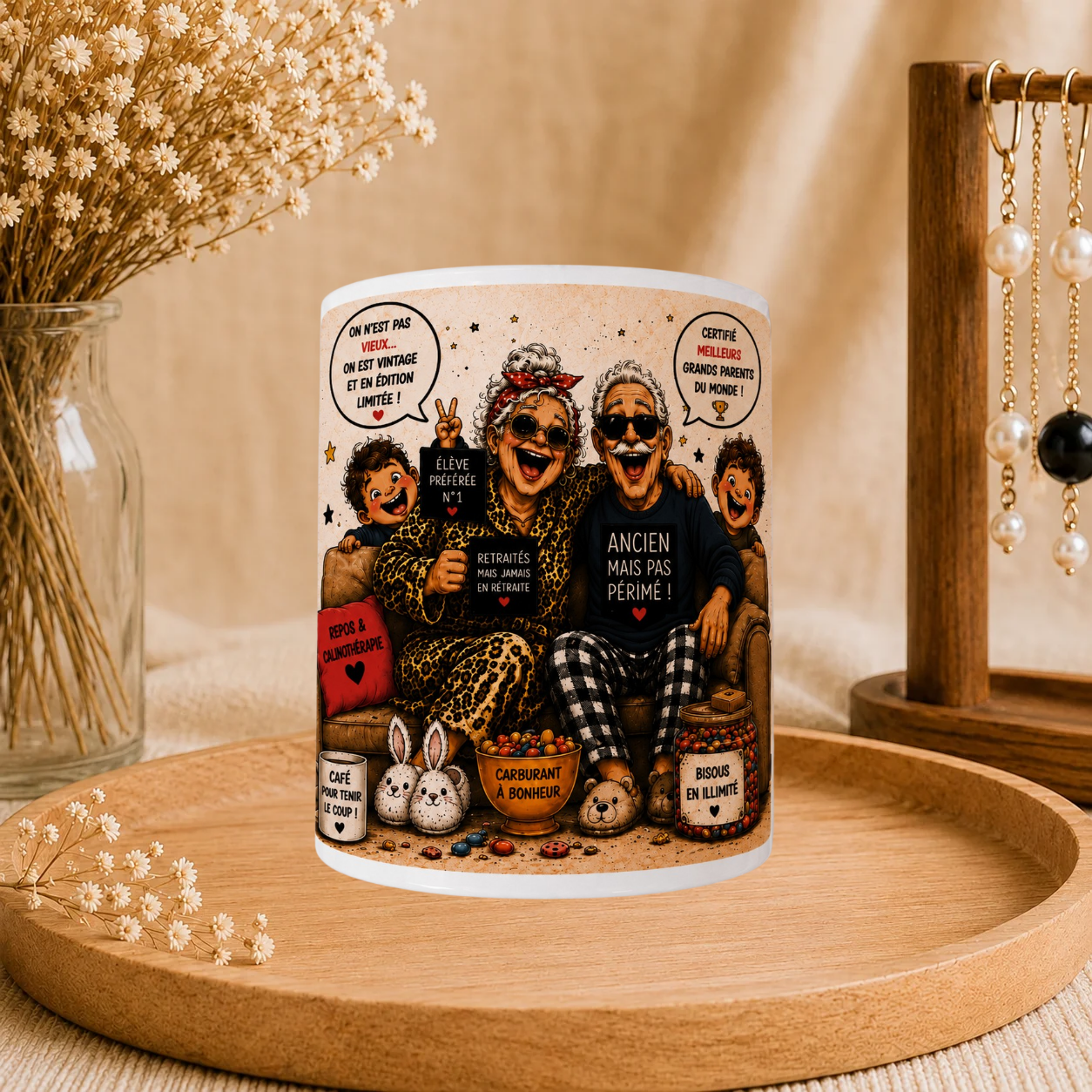 👵👴 Mug Humour « Grands-Parents » ❤️
