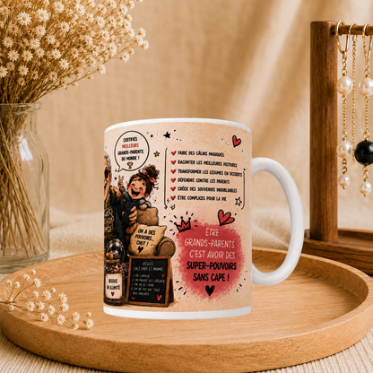 👵👴 Mug Humour « Grands-Parents » ❤️