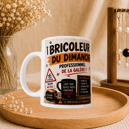 🛠️ Mug « Bricoleur du dimanche »