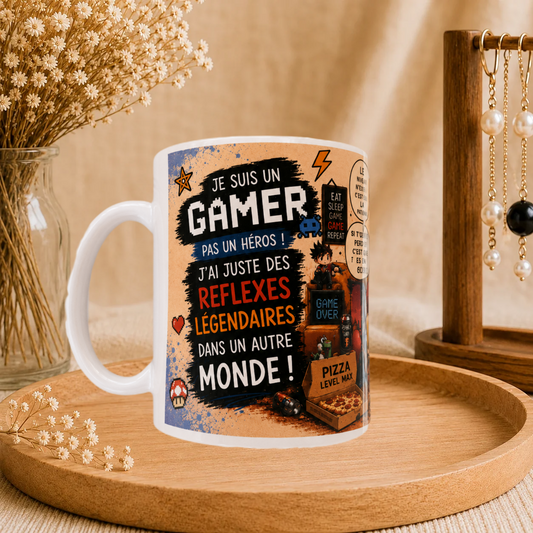 🎮 Mug Humour « Gamer »