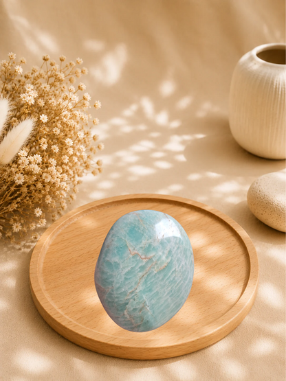 Galet en Amazonite Naturelle