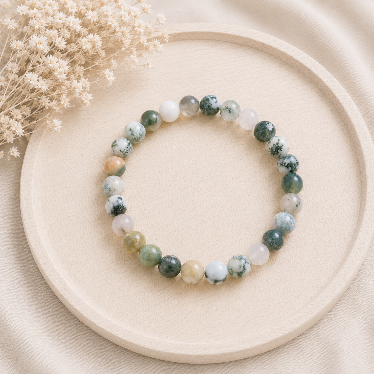 Bracelet Agate arbre naturelle