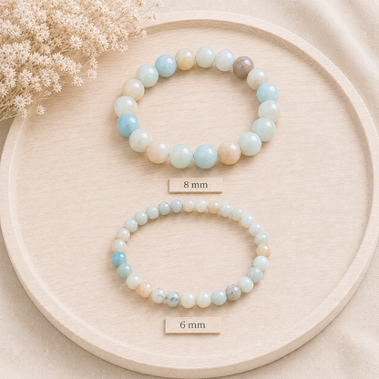 Bracelet Amazonite naturelle