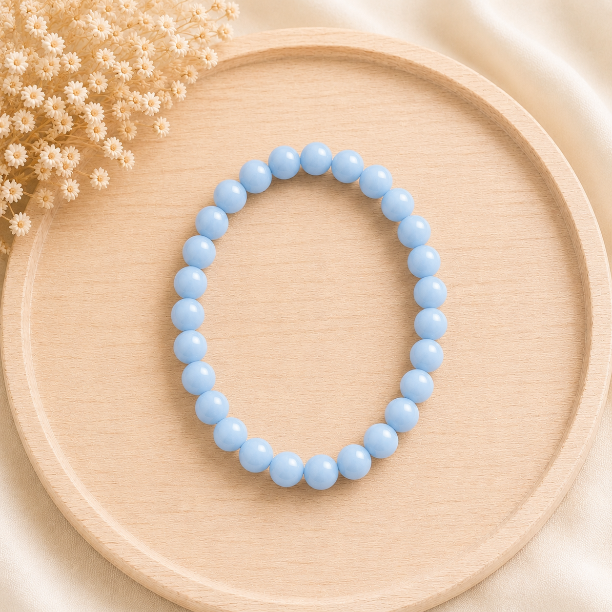 Bracelet Angélite naturelle