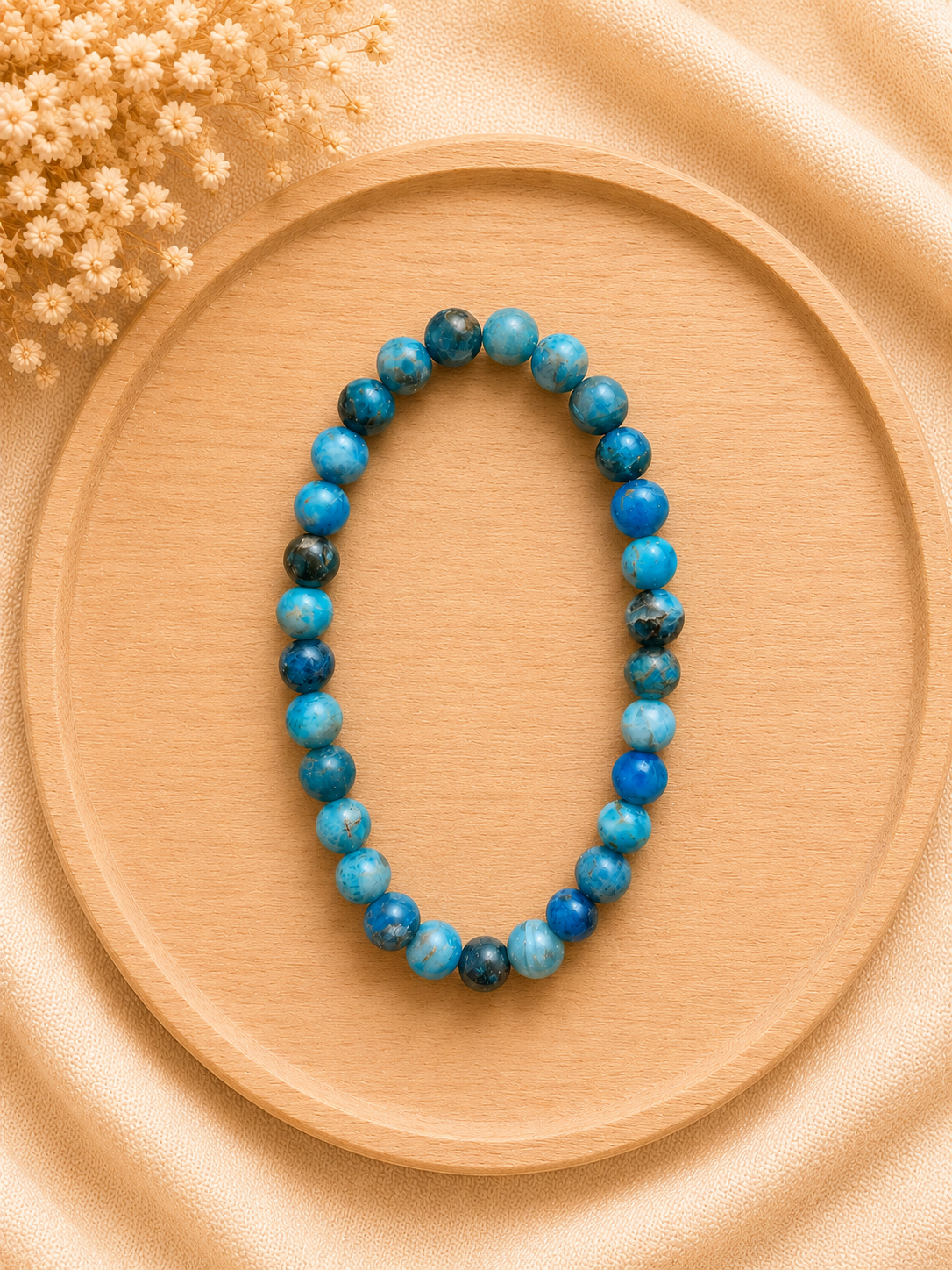 Bracelet Apatite naturelle